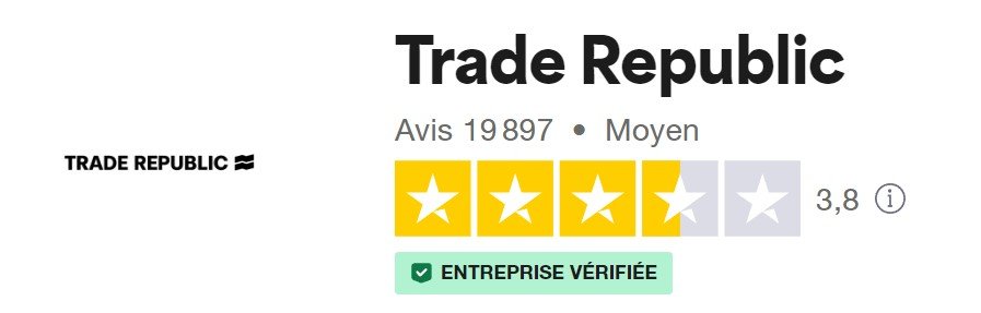 Avis des utilisateurs de Trade Republic sur Trustpilot