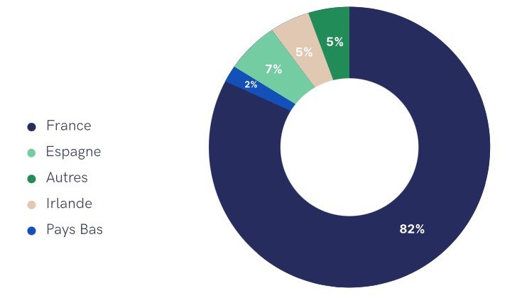 Allocation Yomoni immobilier par pays