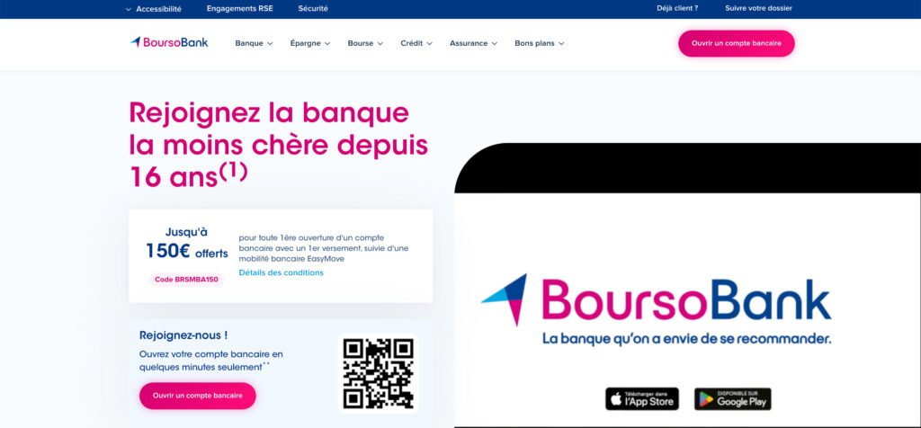 Accueil du site BoursoBank