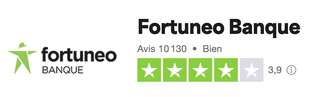 Note Trustpilot Fortuneo