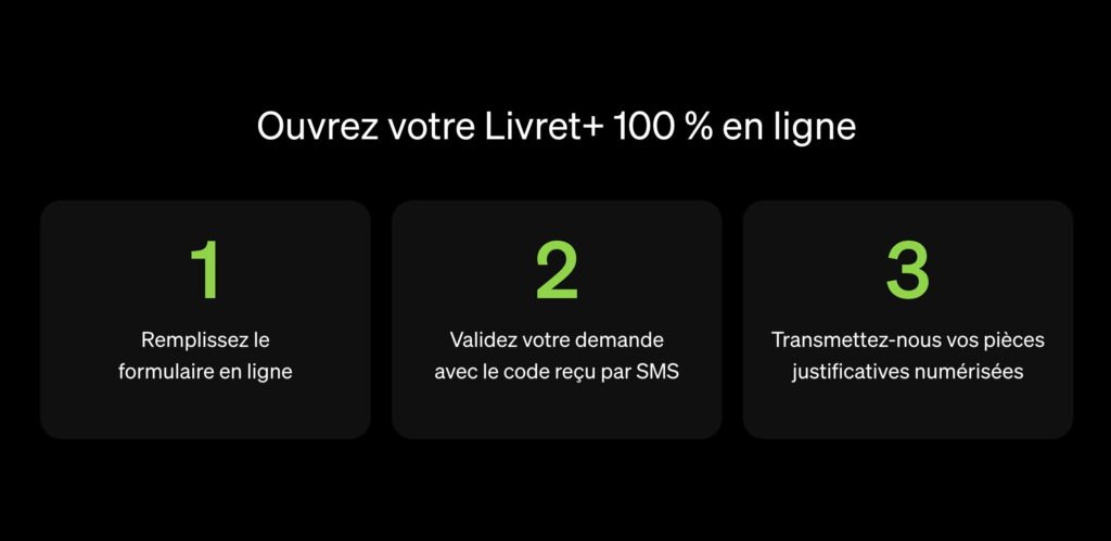 Ouverture Livret + Fortuneo