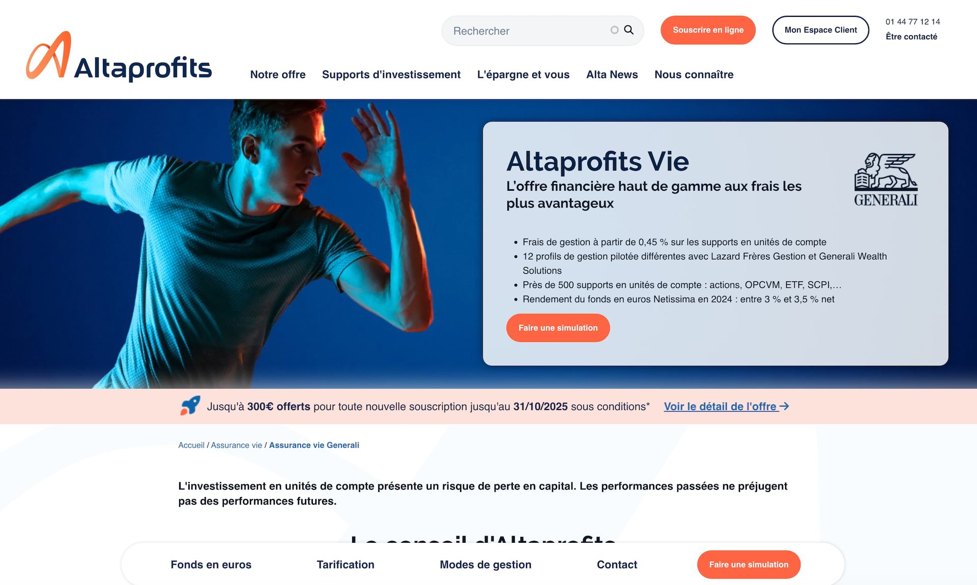 Avis Alta Profits Vie