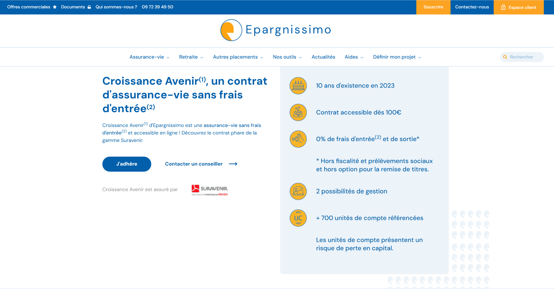 Avis Epargnissimo Croissance Avenir