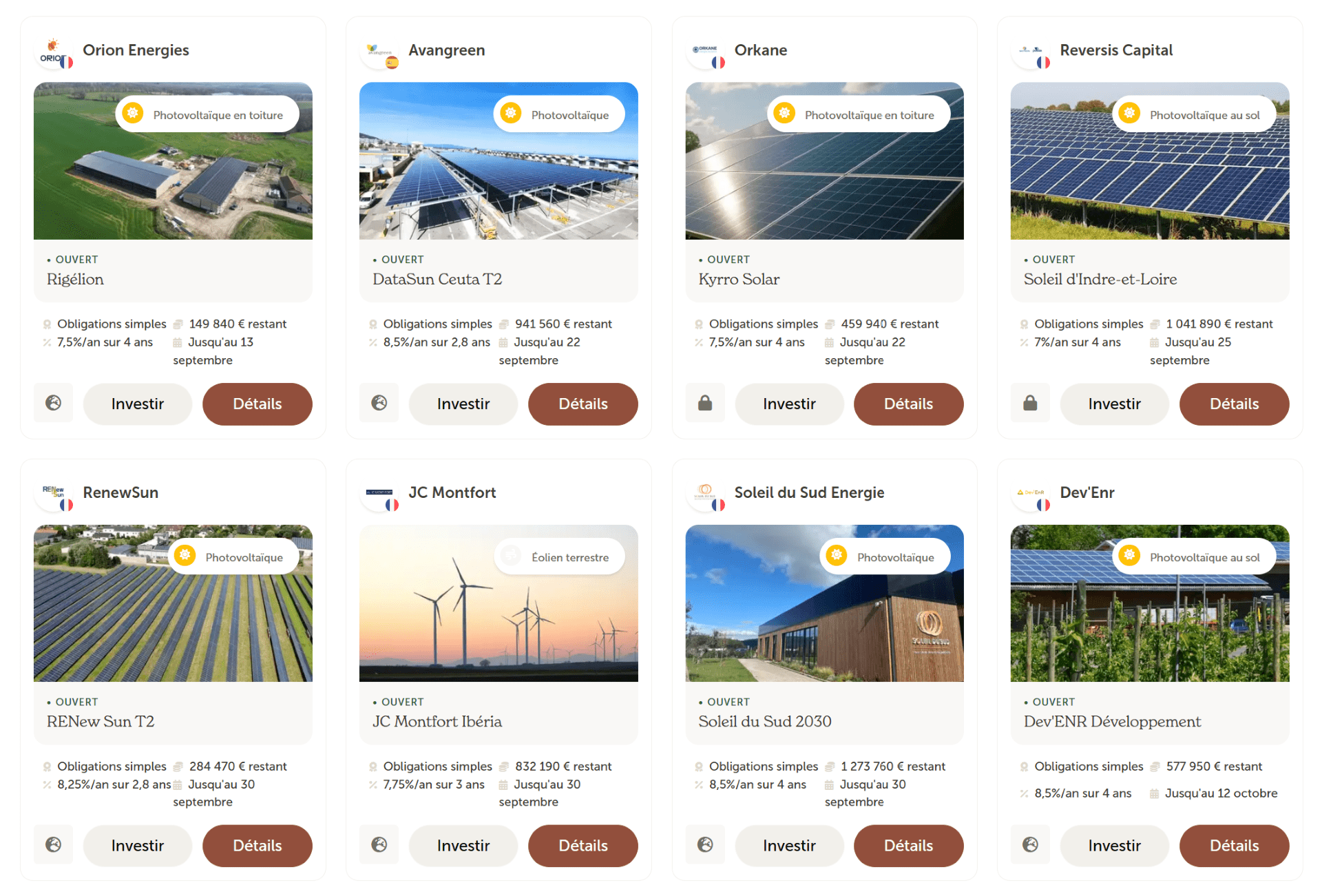 Projets Enerfip